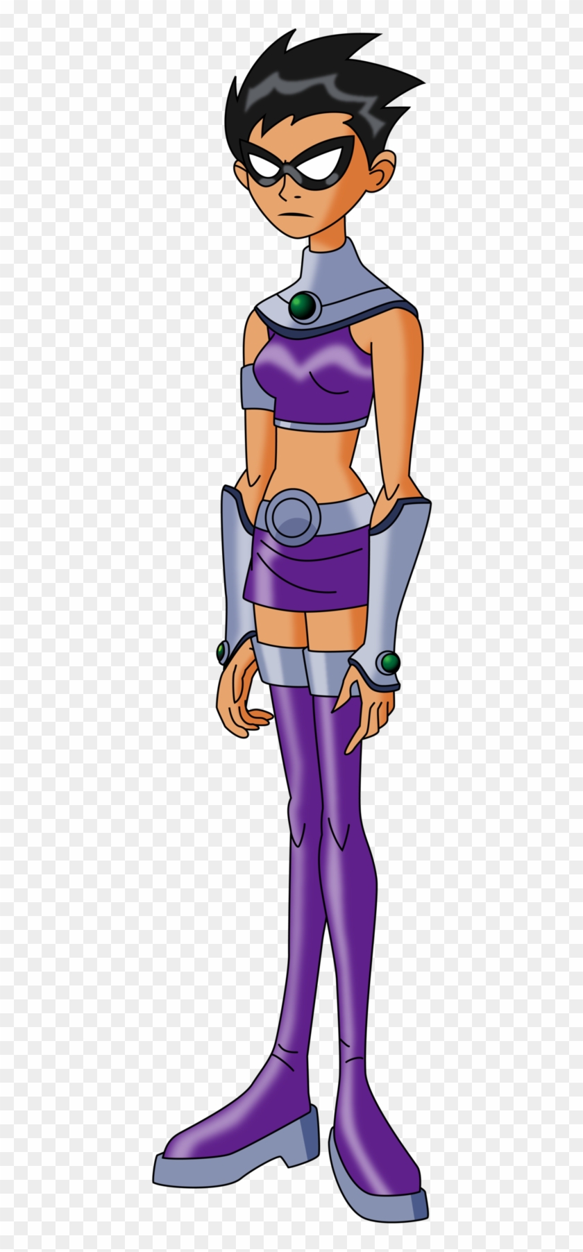 Tt Robin On Starfire's Body By Insert Artistic Nick - Robin And Starfire Switch Bodies #1248203