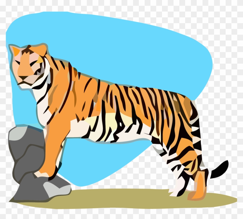 Tigger On Rocks Clipart Png Image Download - Iron-on #1248232