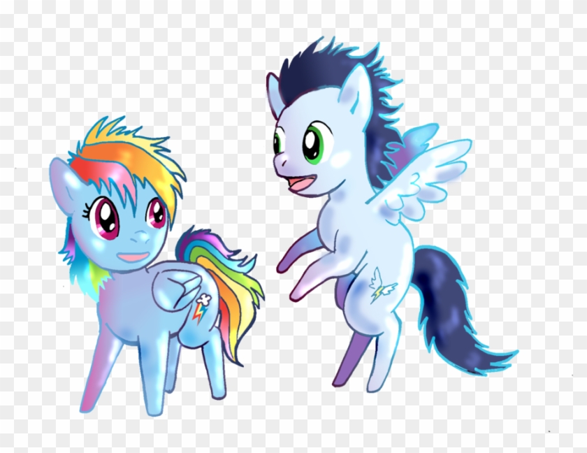 My Little Pony Rainbow Dash And Soarin Kids - Filly #1248247