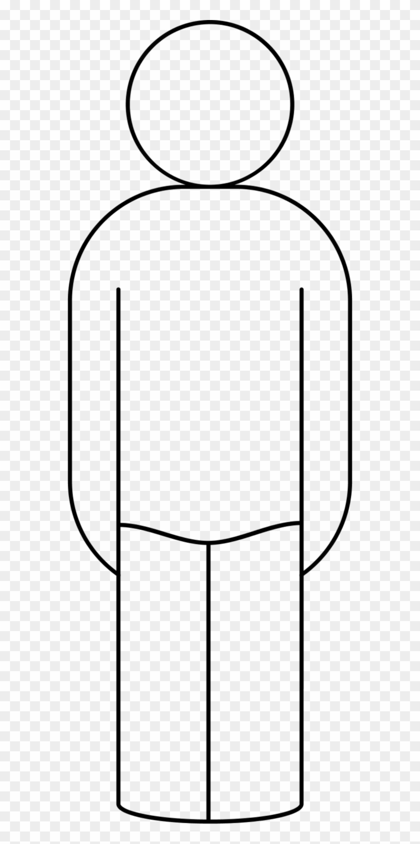 Person Outline Clip Art - User Shape In Powerpoint #1248330