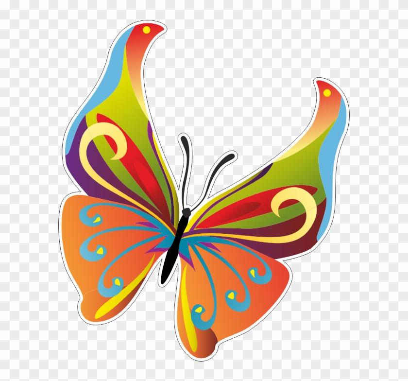 Бабочка - Butterfly Vector #1248374
