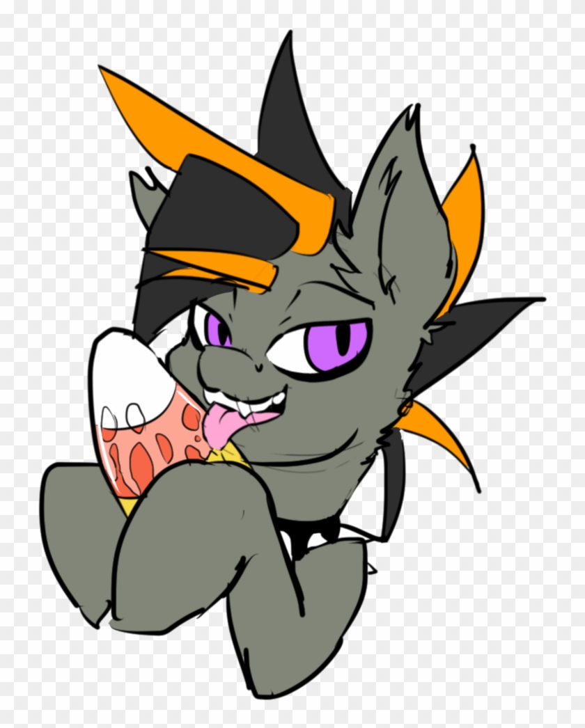 Neoncel, Bat Pony, Bat Pony Oc, Candy, Collar, Food, - Cartoon #1248443