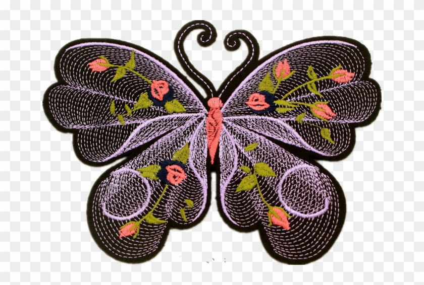 Патчи Вышивка 3d Красочные Бабочки Наличии Большая - Papilio Machaon #1248470