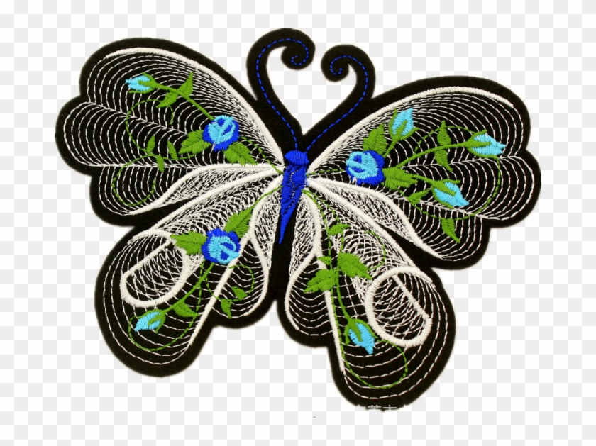 Патчи Вышивка 3d Красочные Бабочки Наличии Большая - Grammia Virgo #1248480