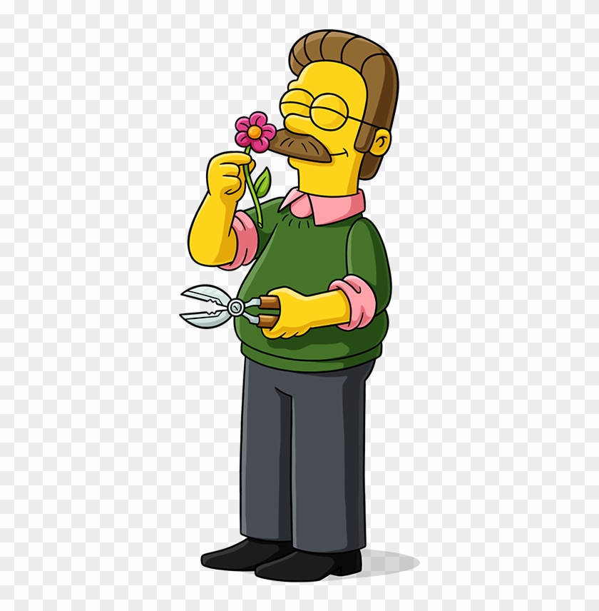 Before Turning The Gun On Himself Is The Eighth Stand-up - Ned Flanders Simpsons World #1248800