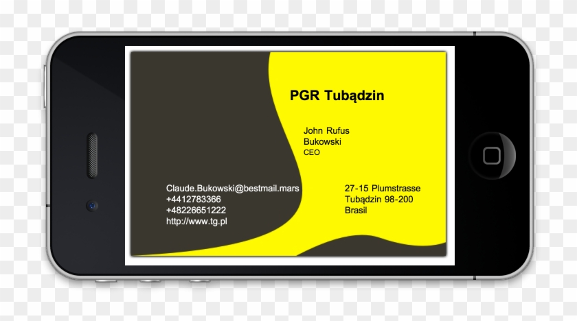 Electronic Business Cards In Outlook 2010 Gallery Card - E Business Cards App #1248834