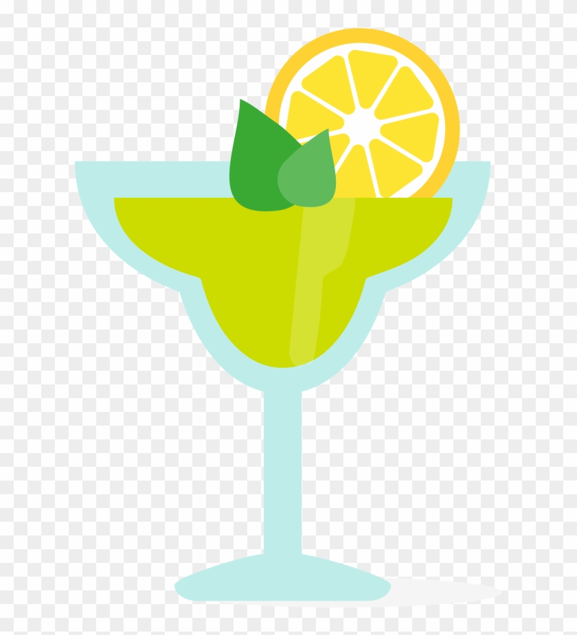 Cocktail Garnish Red Drink Green Cup - Emblem #1249026