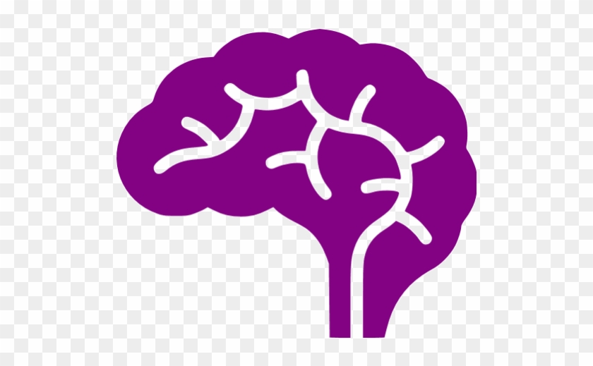 Brain Clipart Purple - Brain Icon Gif #1249089