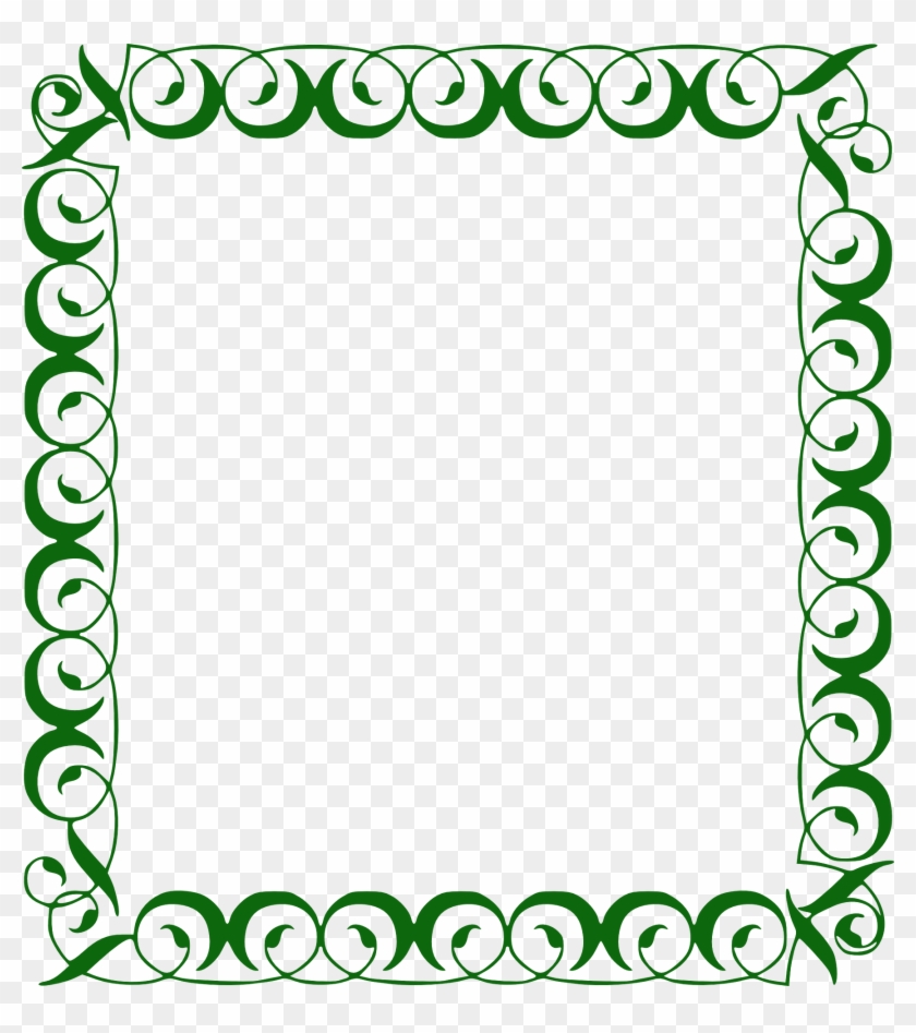 Infant Boy Clip Art - Green Borders And Frames #1249118