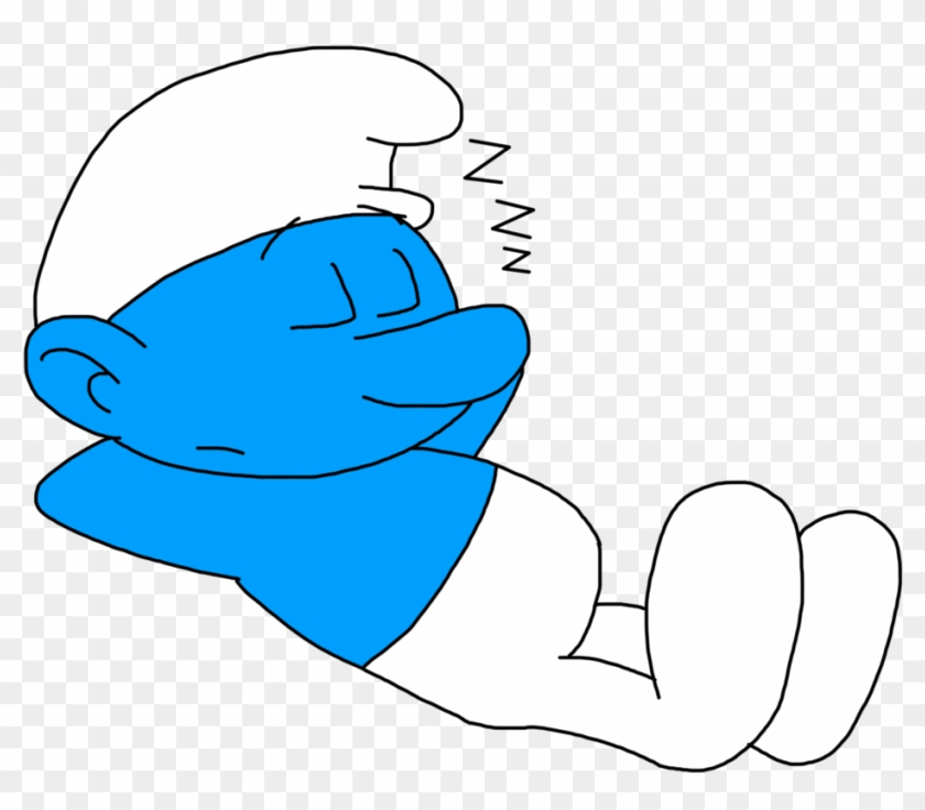 Lazy Smurf Png #1249365
