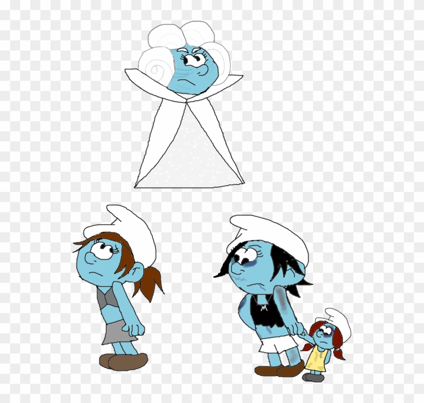 Smurfs Occ Gender Bender,the Sangbleus By Pitufotontin - Cartoon #1249376