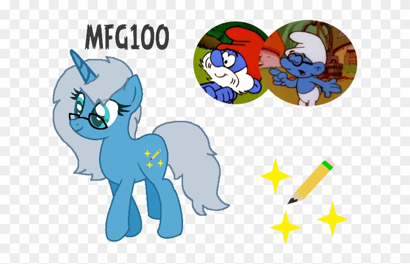Nerdy Spell Smurf By Mixelfangirl100 - Cartoon #1249382