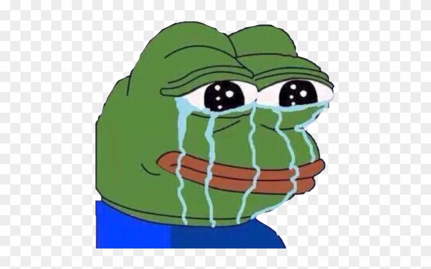 Feelings Reaction Frog Meme Cry Tears Freetoedit - Smiling Crying Pepe.