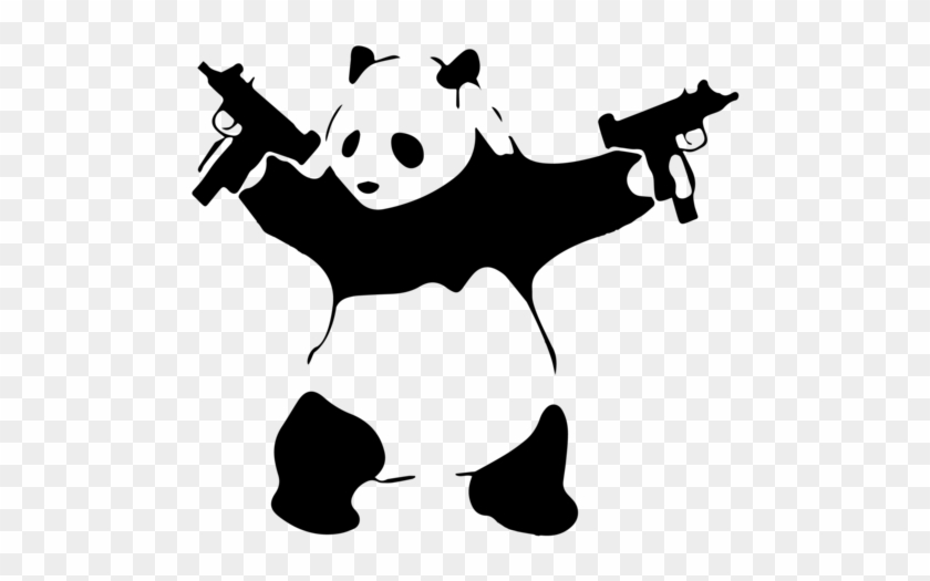 Banksy Panda With Guns #1249521