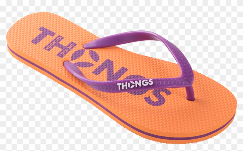 Thongs Women Classic Orange Rubber Flip Flop - Flip-flops #1249543