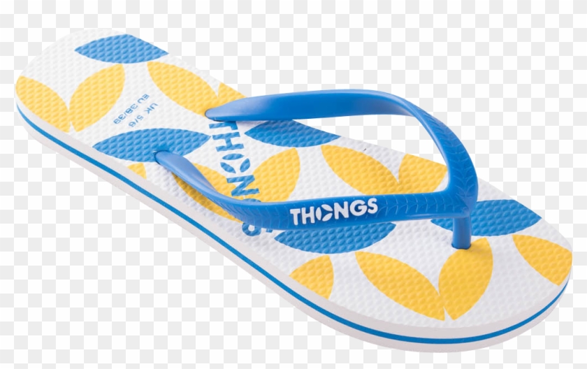 Thongs Women White Print Rubber Flip Flop - Flip-flops #1249567