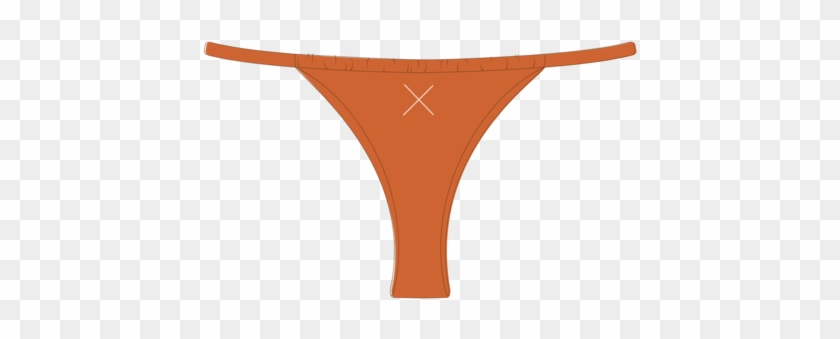 Burnt Orange Adjustable Bottoms - Thong #1249602