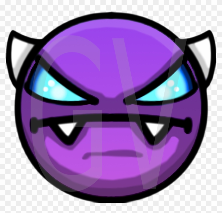 Easy Demon Icon But It's - Easy Demon Geometry Dash #1249699