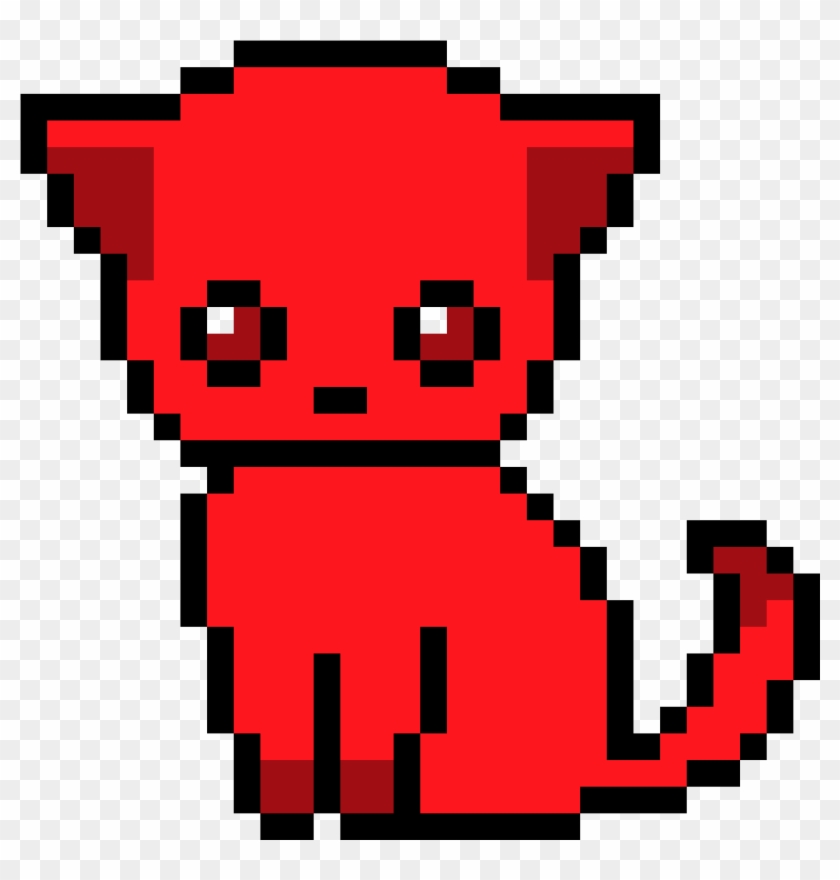 Demon Cat - Pixel Art Cat Rainbow #1249725