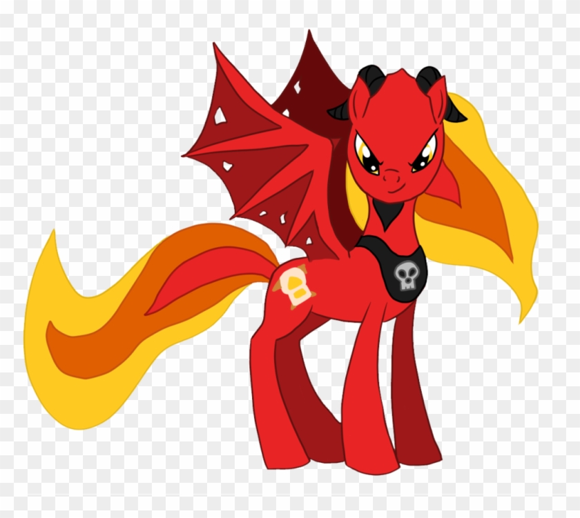 Zaeldra, Demon, Demon Pony, Kil'jaeden, Ponified, Safe, - Cartoon #1249735
