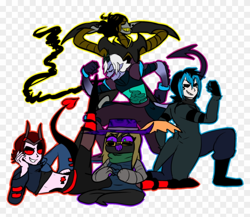 A Harem Of Sexy Demon Skanks By Skelwolf - Cartoon #1249740