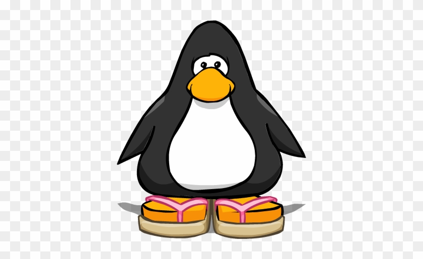 Pink Flip Flops From A Player Card - Club Penguin 3d Glasses #1249839