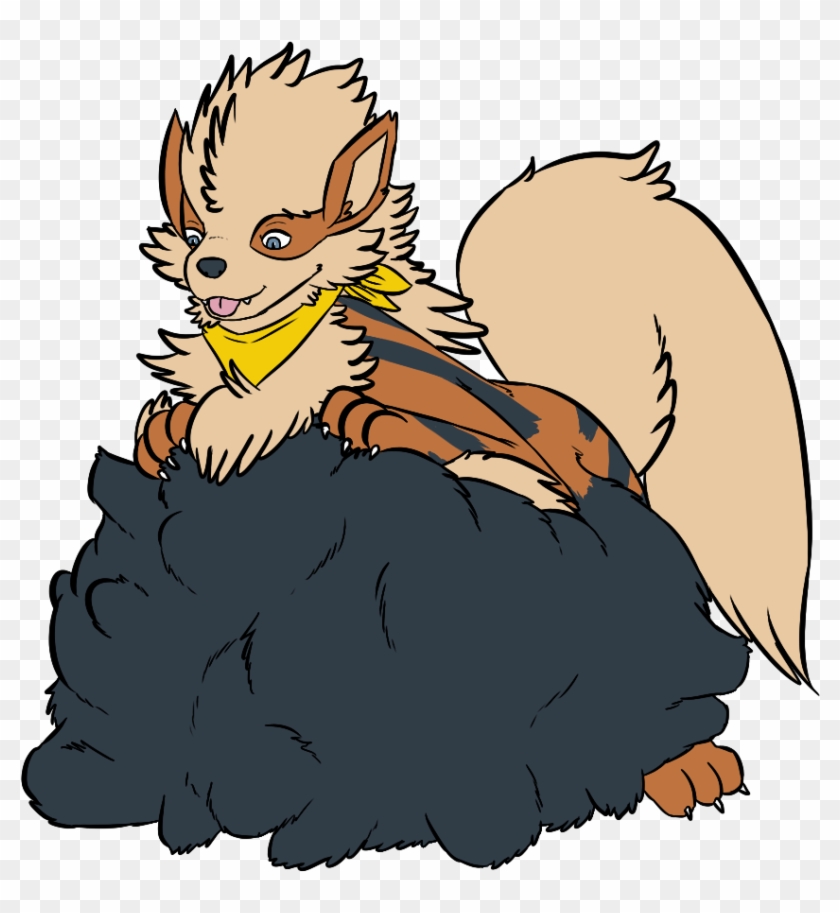 Pyro The Hungry, Lazy Arcanine - Cartoon #1249930