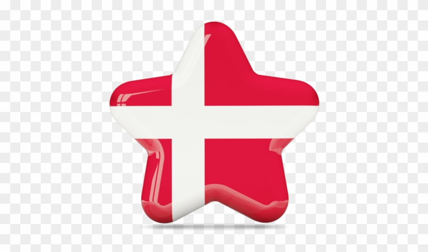 Illustration Of Flag Of Denmark - Denmark Star #1250044