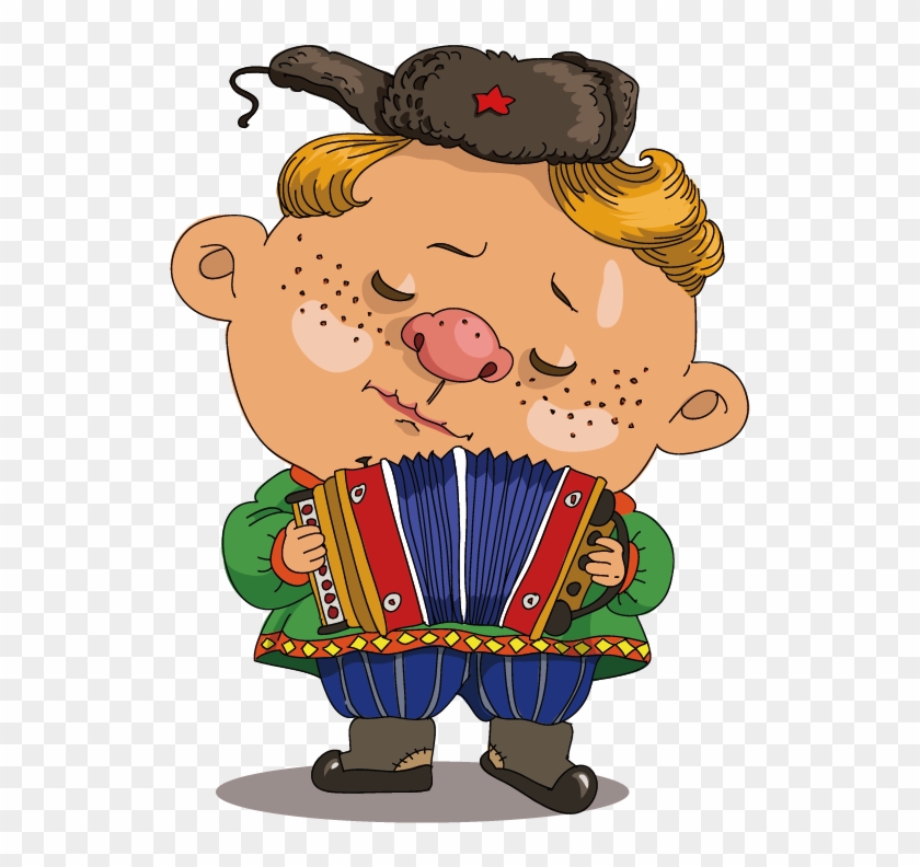 Russia Cheburashka Cartoon Character - Rusian Boy Character Design #1250049