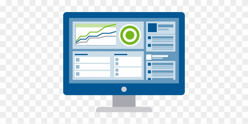 Software Development Clipart Client Computer - Sales Dashboard Icon Transparent #1250108