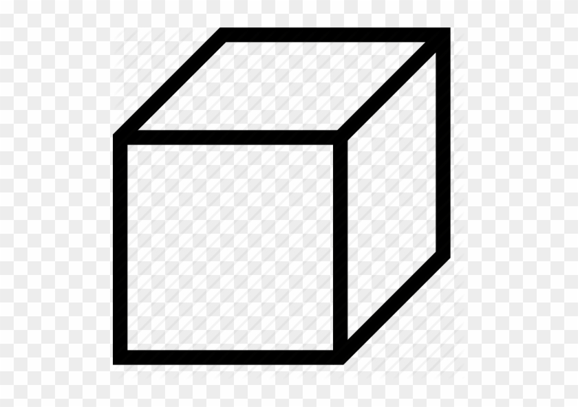 Cube Clipart Cuboid Shape - 3d Box Icon #1250270