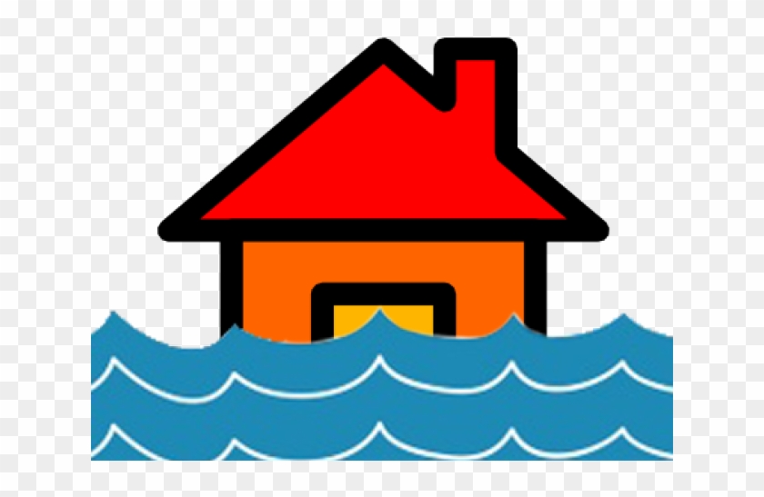 Flood Clipart Flood Insurance - Rumah Vektor #1250425