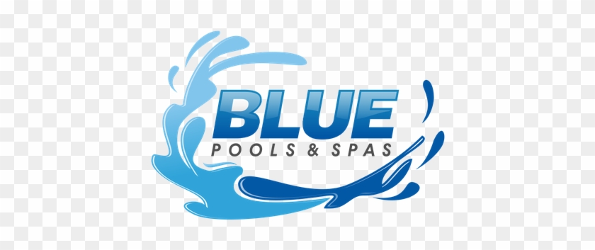 Blue Pools & Spas - Graphic Design #1250453