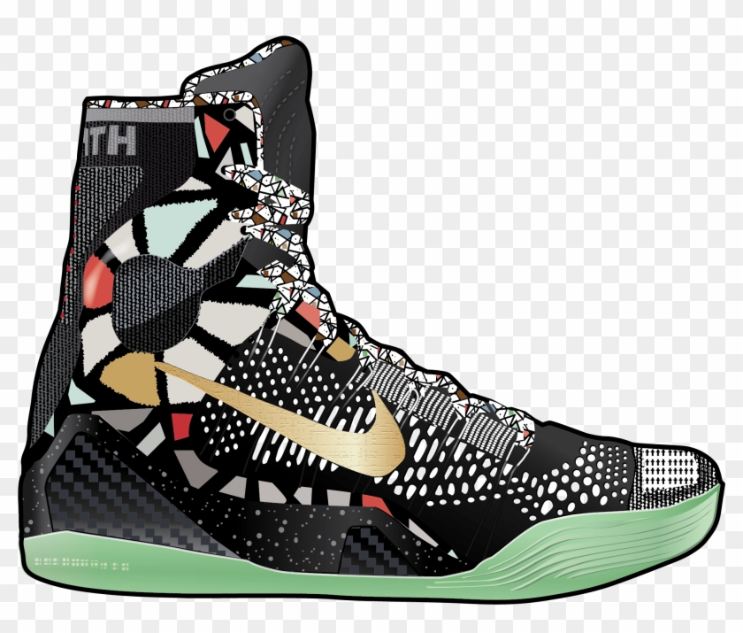 Illustrations Are Created With Adobe Illustrator & - Basketball Shoe #1250461