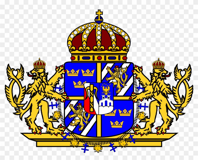 Open - Swedish Greater Coat Of Arms #1250743