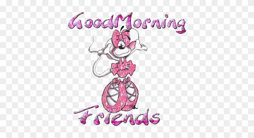 Free Animated Good Morning Friends - Cartoon - Free Transparent PNG Clipart  Images Download