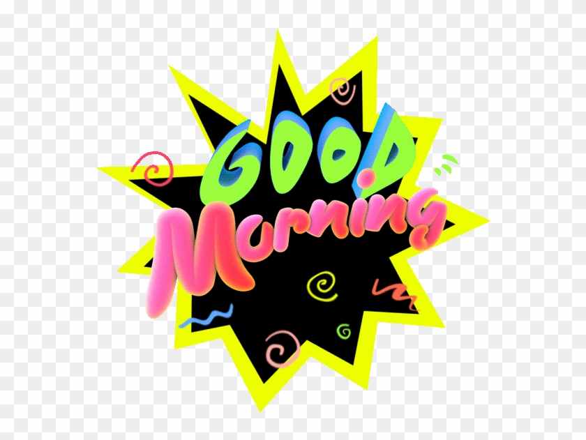 Good Morning Text Sticker By V5mt - Good Morning Images Transparent #1250780