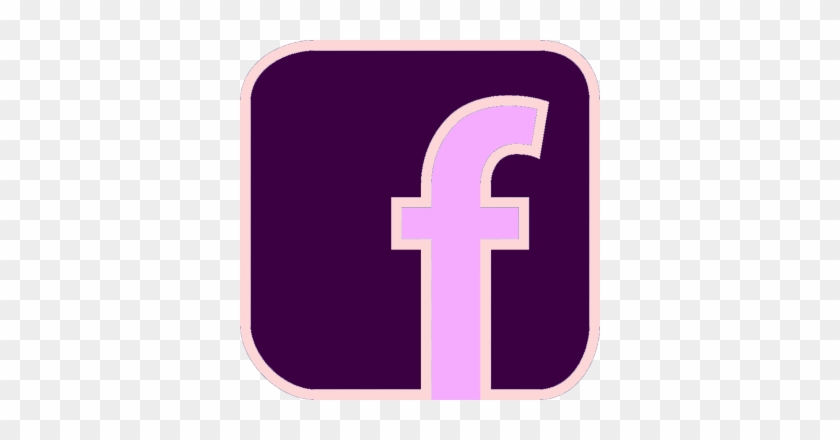 Facebook Icon Pink Purple Png Vectors Psd And Clipart - Icono De Facebook De Colores #1250928