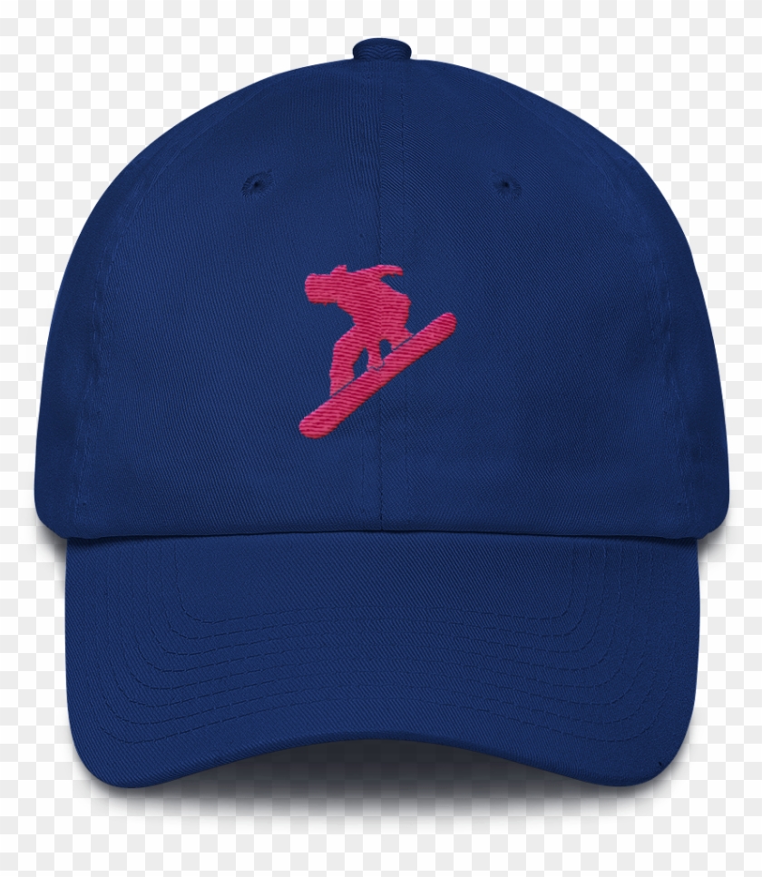 Snowboarder Chick Cotton Baseball Cap - Clothing #1250955