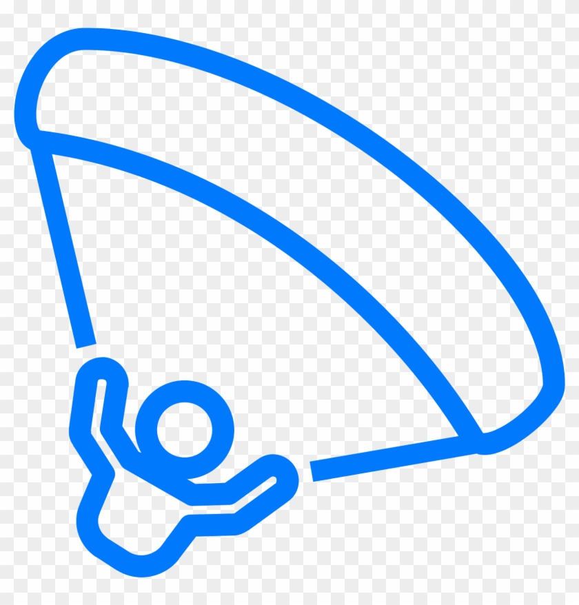 Computer Icons Paragliding Parachute Clip Art - Icon #1251256