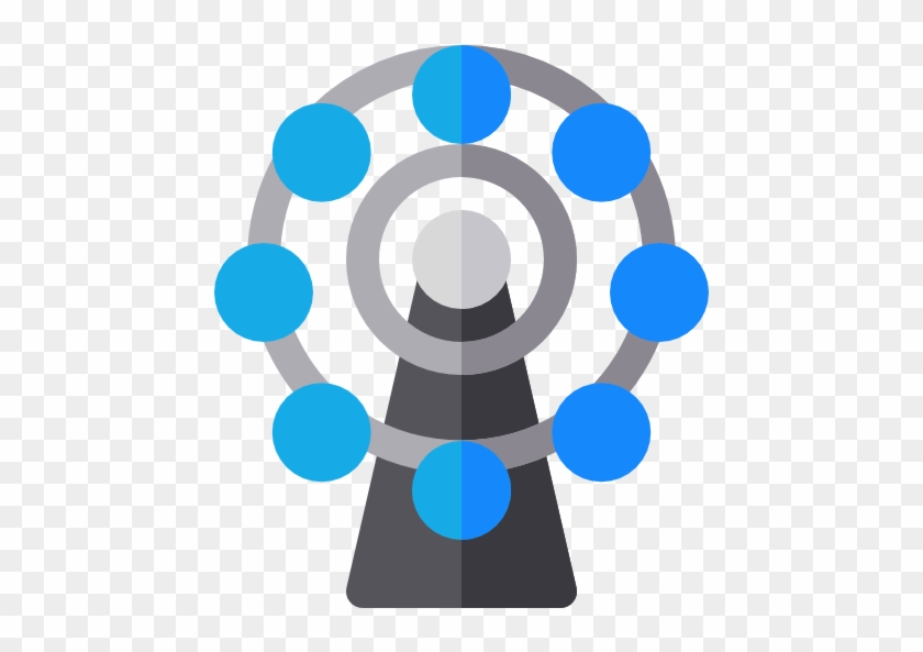 Ferris Wheel Free Icon - Circle #1251270