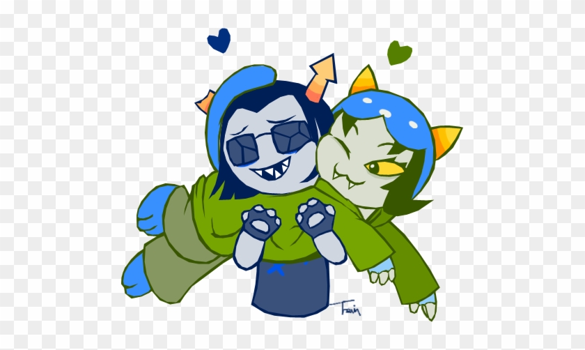 Best Friends By Beagletsuin - Homestuck Nepeta And Equius Transparent #1251418
