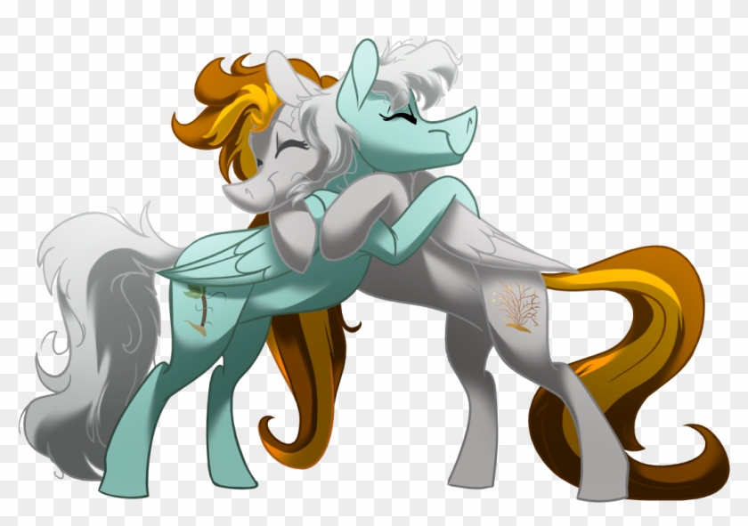 Longmuzzlepony, Best Friends, Couple, Hug, Oc, Oc - Cartoon #1251472