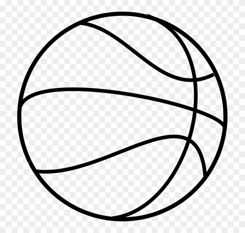 Soccer Goal Drawing 7, Buy Clip Art - Basketball Clipart Black And White #1251492