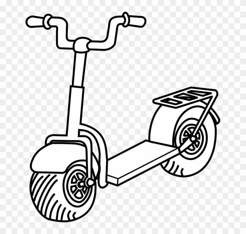 Soccer Goal Drawing 26, Buy Clip Art - Kick Scooter #1251510