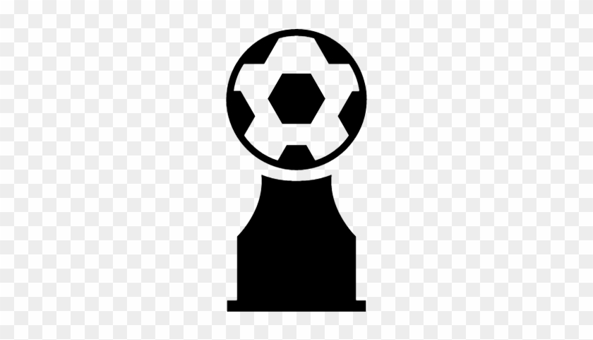 Award Trophy With Soccer Ball Vector - Soccer Trophy Logo #1251594