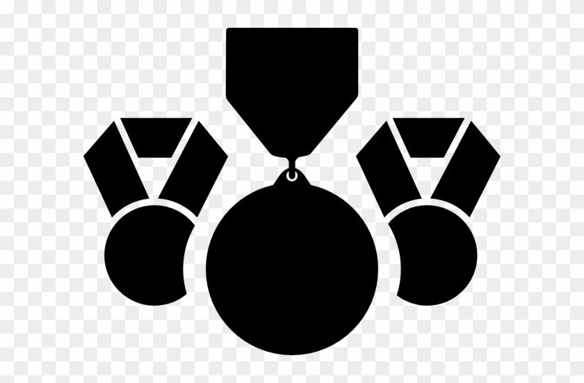 Medal Clipart Black And White - Awards Black And White #1251597
