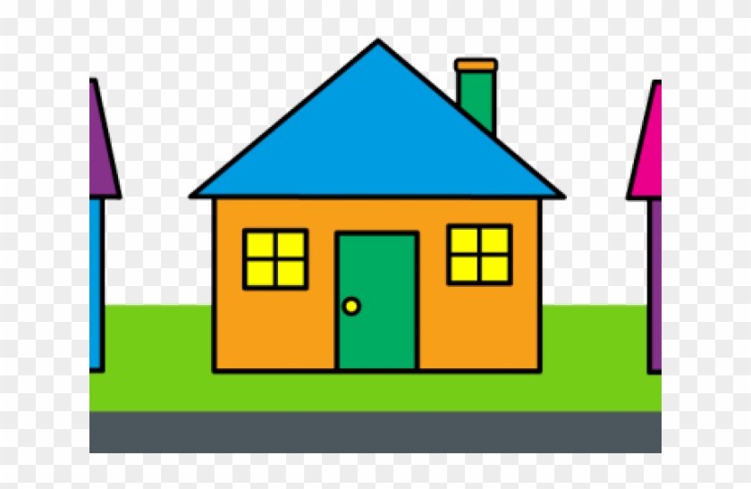 Nice House Cliparts - Neighborhood Clipart #1251755