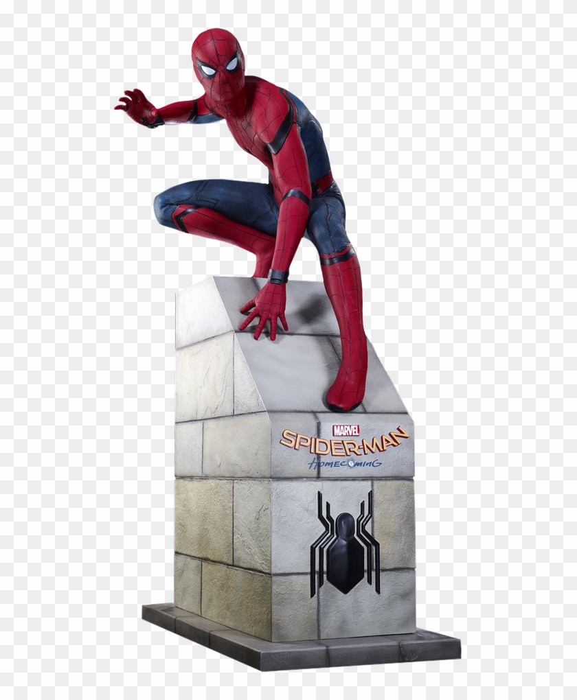 Spider Man Sitting - Spiderman Homecoming Statue #1251814