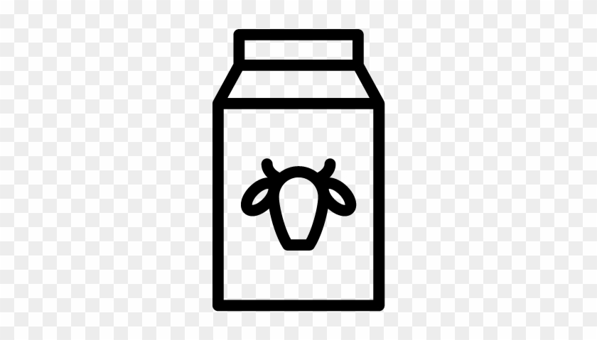 Cow Milk Vector - Iconos De Leche #1251842